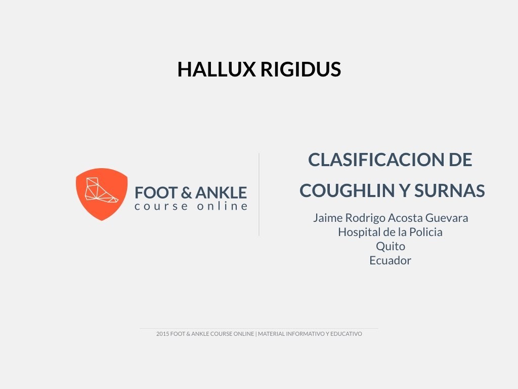 Hallux rigidus - Clasificación - domingo 6 diciembre.006