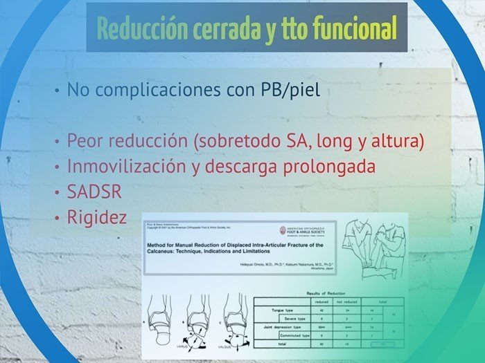 Ponencia: Fracturas de calcáneo, tratamiento quirúrgico actualizado